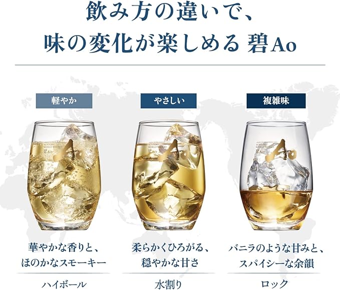 ウイスキー碧の飲み方