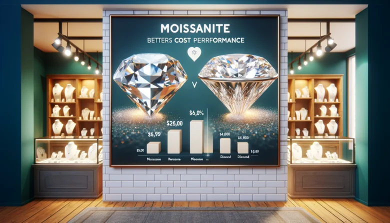  選択の価値：モアサナイトとダイヤモンド